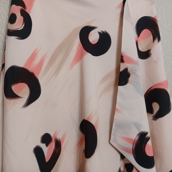 Reiss Marson Abstract Leopard Print Skirt Lined - Picture 4 of 6